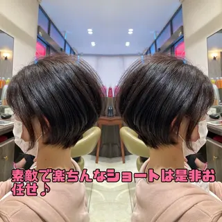 ショート カラー 駒田 拳児のヘアスタイル