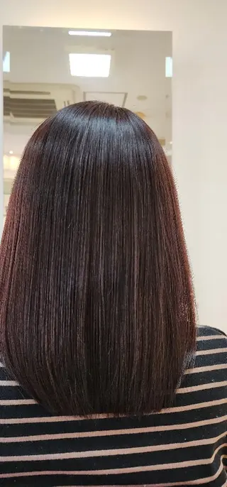 セミロング カラー パーマ hairmake Juinのヘアスタイル