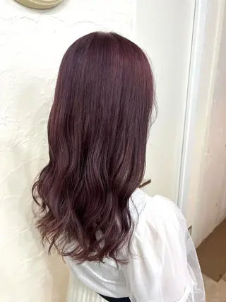 セミロング 店長🩷艶カラー 🧡💛リサ🫧のヘアスタイル