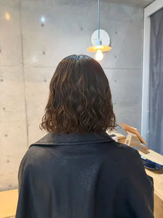 ミディアム スパイラルパーマ /神野のヘアスタイル