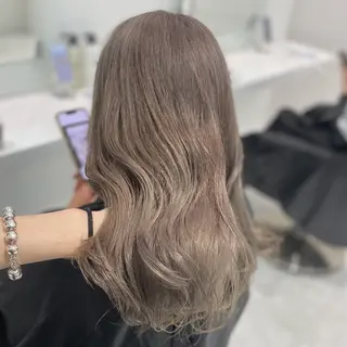 セミロング カラー 🌿透明感赤み消し Keishin🌿のヘアスタイル