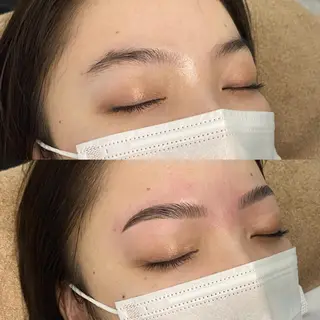 アイブロウ 小笠原🩰 垢抜け眉/束感まつげのマツエク・マツパデザイン