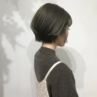 ショート カラー レイヤー/顔周り /AKARIのヘアスタイル
