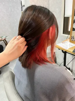 ミディアム 池田 真衣のヘアスタイル