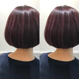 ミディアム カラー SALOWIN所属・小栗 麻衣のヘアスタイル