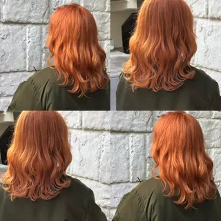 ミディアム カラー カジュアルを女っぽく 𝗮𝘆𝗮𝗰𝗼のヘアスタイル