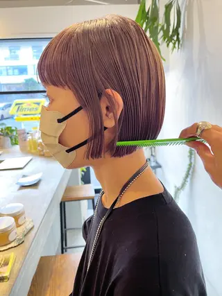 ショート カラー 美容室 SOLASのヘアスタイル