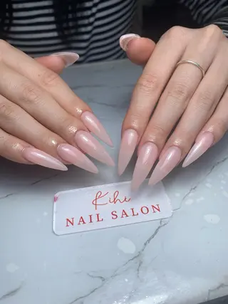 ネイル ユリ🎀長さだし/ パラジェル/持ち込みのネイルデザイン