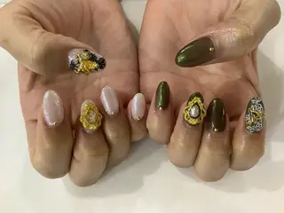 ネイル 💎🐰 saki. m 🐰💎のネイルデザイン