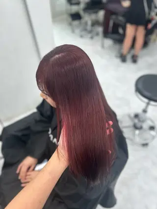 セミロング 🥀艶髪/似合わせ 暖色/まな🥀のヘアスタイル