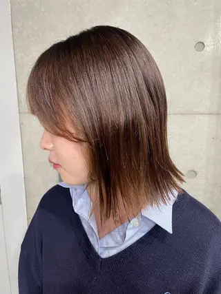 ミディアム カラー 表参道/髪質改善・ 透明感 colorのヘアスタイル