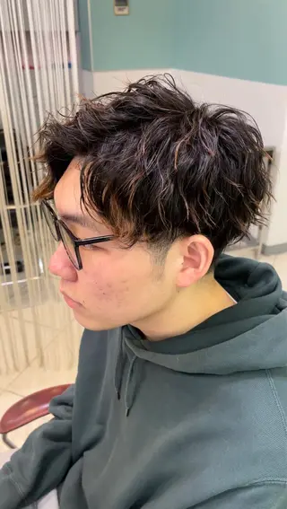 カラー パーマ メンズ 🌫️EARTH 【タツキ】🌫️のヘアスタイル