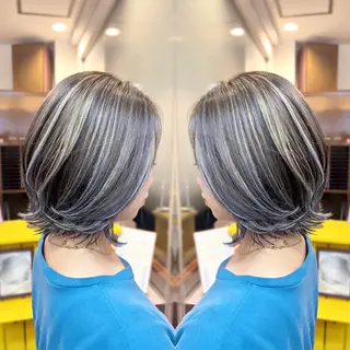 ショート カラー 谷口 瑠南のヘアスタイル