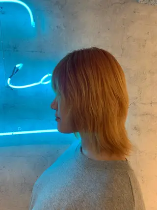 セミロング カラー パーマ ヘアアレンジ メンズ ネイル マツエク・マツパ Sia中野新橋 『JUNYA』のヘアスタイル