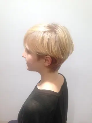 ショート カラー ボブ/ミニボブ/ 立河今日子のヘアスタイル