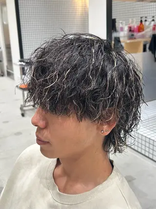 カラー パーマ メンズ 🐲ツイスパ🐲 フェード/龍のヘアスタイル