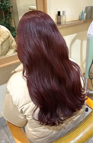 ロング カラー Cloe 銀座 【クロエ ギンザ】所属・ハイトーン/暖色 カラー/maoのヘアスタイル