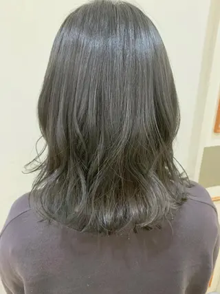 ミディアム カラー ぱつっとボブ/ 小野あかねのその他イメージ