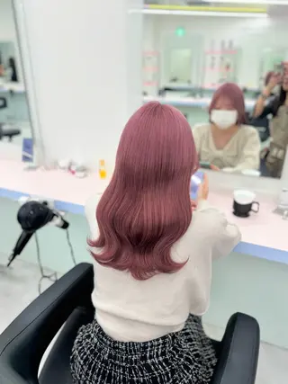 ロング カラー ヘアアレンジ 💘Risa💘/ミ ルクティ/ハイトーンのヘアスタイル