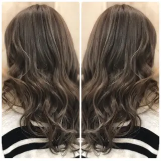 セミロング カラー 小山内 龍一郎 店長のヘアスタイル