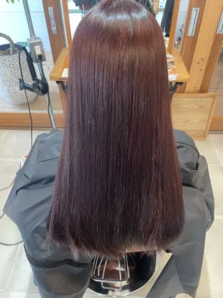 ロング カラー 竹広綾乃/ 艶カラーのヘアスタイル