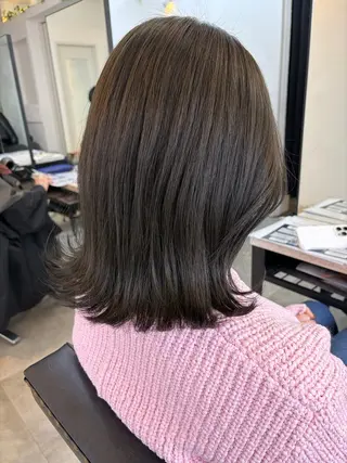 ミディアム カラー 🥀韓国ヘア🥀 宮津真菜のヘアスタイル
