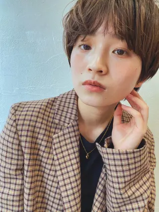 ショート カラー メンズカット特化柏駅 徒歩3分LOUのヘアスタイル