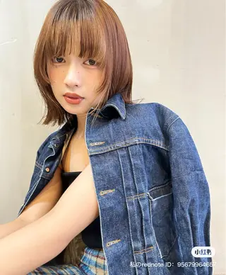 ショート カラー ショート/ボブ/ 心斎橋/宮脇美奈のヘアスタイル