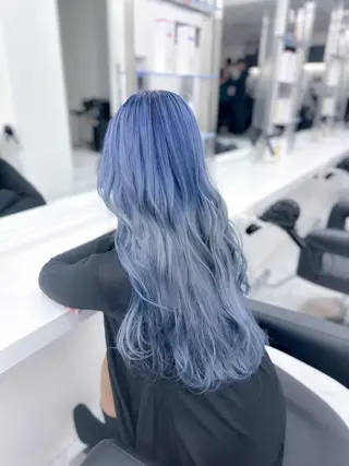 セミロング カラー reco所属・ウルフ&レイヤー特化 まとまる美髪矯正のヘアスタイル