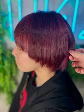 ショート カラー 個性派ウルフ/メンズ /ブリーチ/渋谷のヘアスタイル