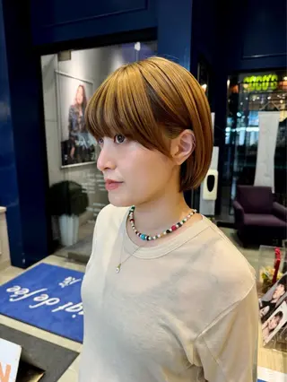 ショート ショート/ボブ 似合わせ/中原のヘアスタイル