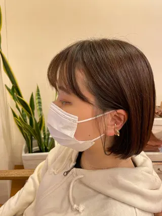 ショート カラー ボブ美容師 /馬場 翼のヘアスタイル