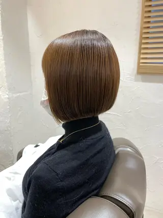 ショート カラー 銀座No.1髪質改善 縮毛矯正/本木のヘアスタイル