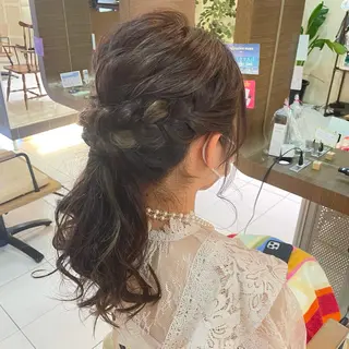 セミロング 透明感カラー/ 寺田千雅子のヘアスタイル