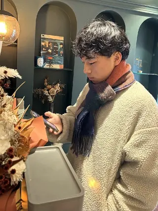 メンズ パーマ 【メンズカット/パー マ✂️】momo🌷のヘアスタイル