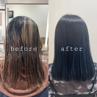 セミロング カラー まとまりの良い髪に✨ AOI🩷のヘアスタイル