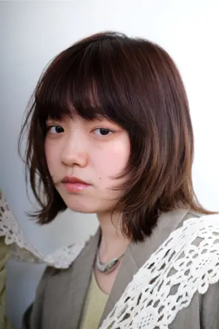 ミディアム ryona🎀 /ボブ/ブロンドのヘアスタイル