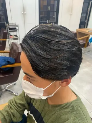 ミディアム パーマ メンズ mio/⭐︎ ブリーチ指名No.1のヘアスタイル