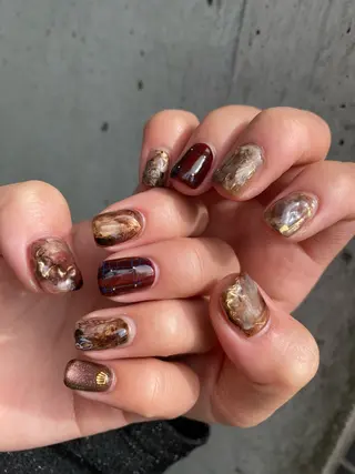 ネイル 草加ニュアンスネイル 🌚hersのネイルデザイン