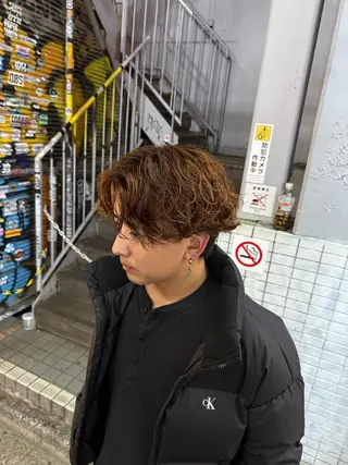 パーマ ナカネ トワのヘアスタイル