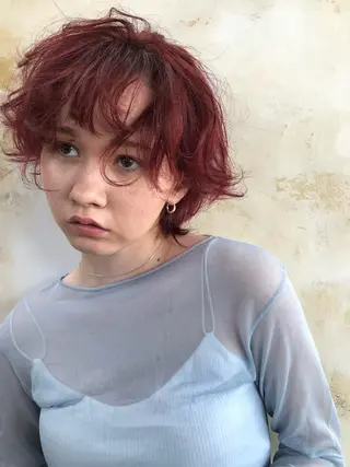 ショート カラー 竹下 了史のヘアスタイル