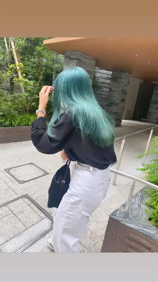 ロング カラー SHACHU渋谷神南店所属・SHACHU ayamiのヘアスタイル