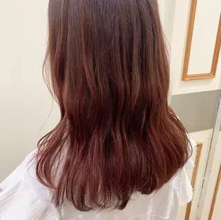 ロング カラー ボブ/美髪矯正 /佐藤　奈巳のヘアスタイル