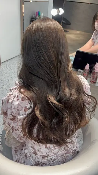 ロング カラー 🍒ブリーチなしカラ ー／Sakura🍒のヘアスタイル