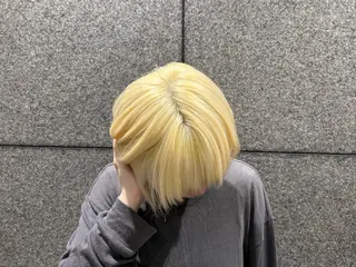 カラー the　hinc所属・ひな🐥 ボブ/ハイトーン🫧のヘアスタイル