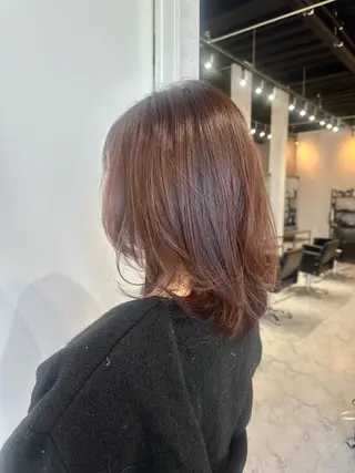 ミディアム カラー after'所属・after’/ Saaraのヘアスタイル