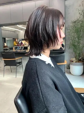 ミディアム カラー sakoda shunkiのヘアスタイル