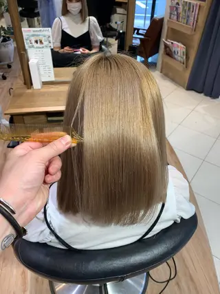 ミディアム 再現性◎✨艶髪🔆 川﨑友稀のヘアスタイル