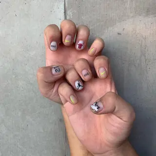 ネイル AOI✩⡱ y2kネイルのネイルデザイン