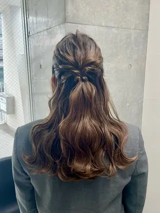 ロング ヘアアレンジ メンズモテパーマ💙 fuwaのヘアスタイル